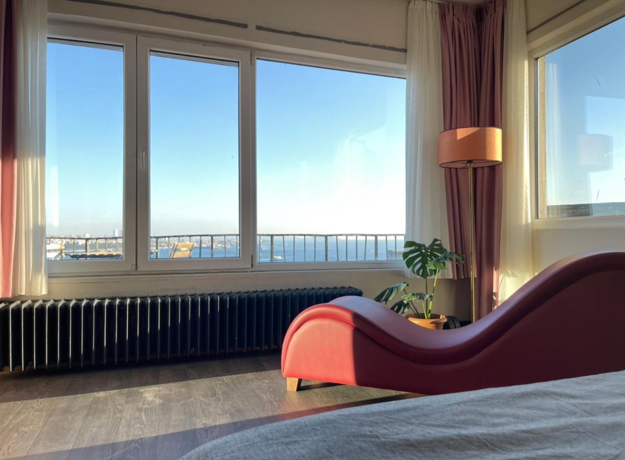 Art Loft , 270* Full Sea View In Cihangir Apartamento Istambul Exterior foto