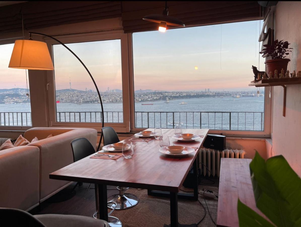 Art Loft , 270* Full Sea View In Cihangir Apartamento Istambul Exterior foto