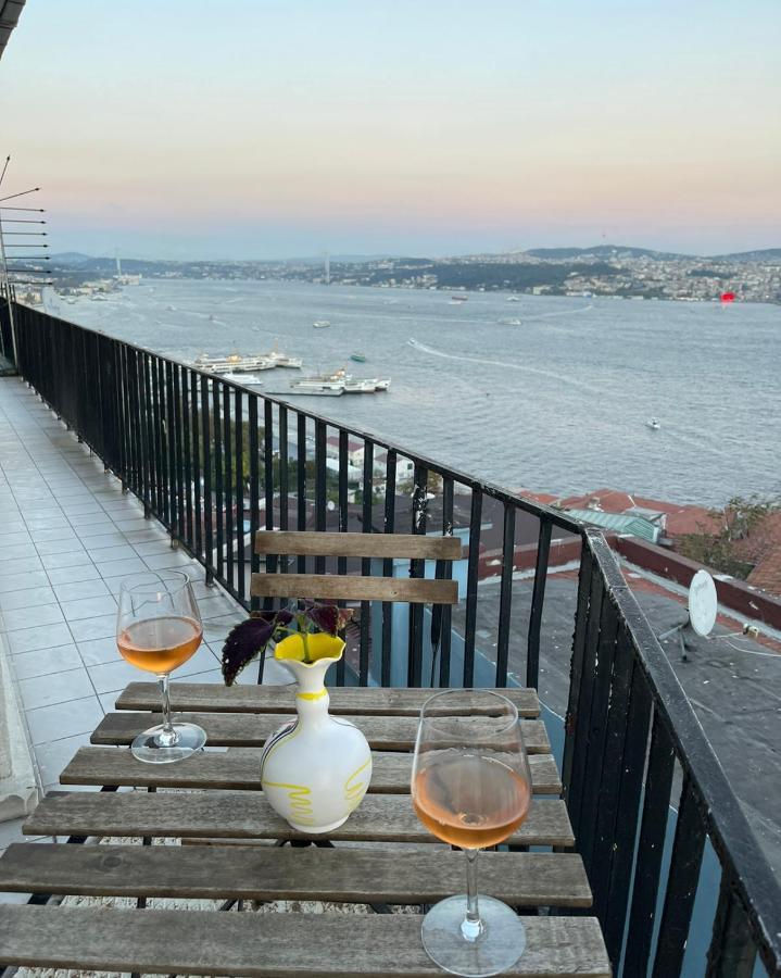 Art Loft , 270* Full Sea View In Cihangir Apartamento Istambul Exterior foto