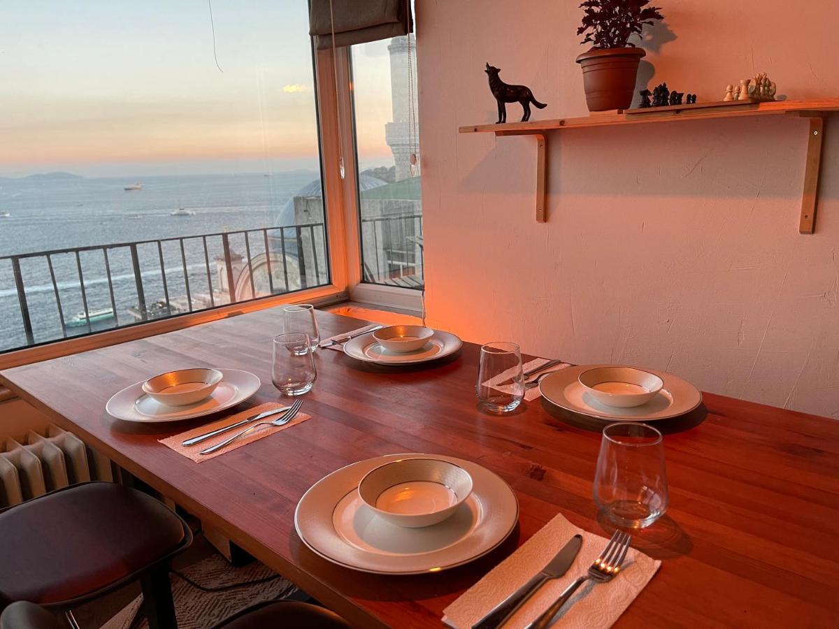 Art Loft , 270* Full Sea View In Cihangir Apartamento Istambul Exterior foto