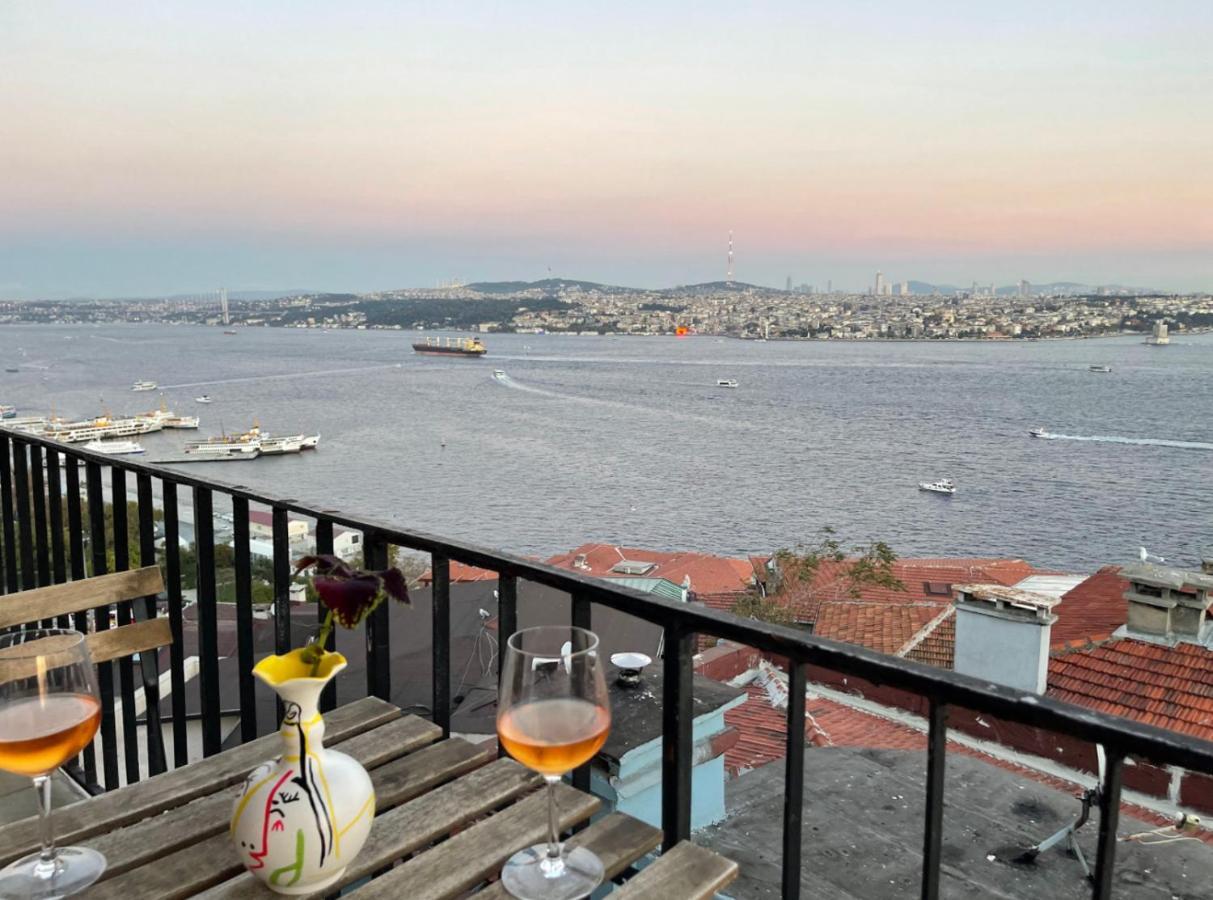 Art Loft , 270* Full Sea View In Cihangir Apartamento Istambul Exterior foto